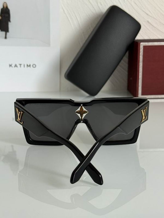 Oversized Square Shield Sunglasses – Acetate Frame