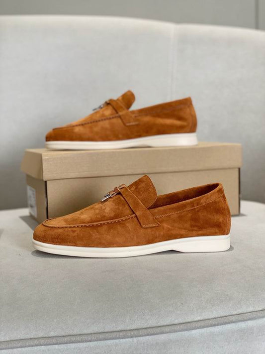 Premium Suede Penny Loafers