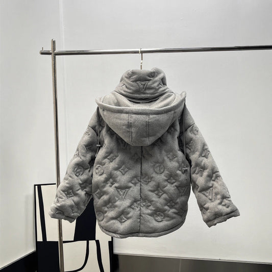 Textured Puffer Jacket