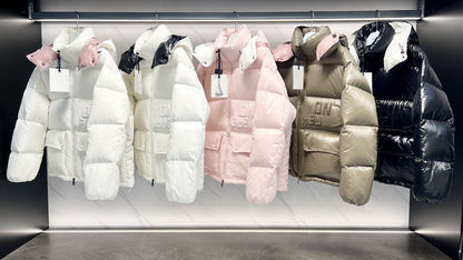 White P Puffer Jacket