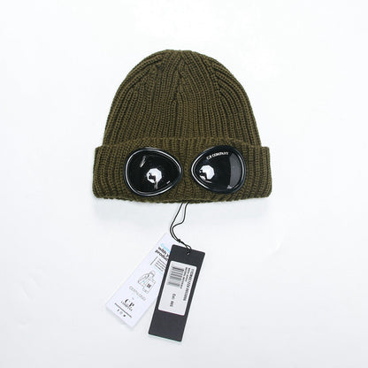 Beanie Hat with Integrated Goggles