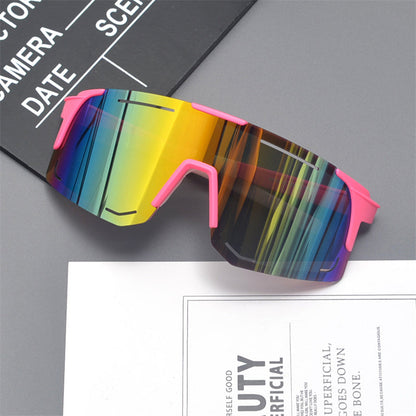 Oversized Shield Sports Sunglasses