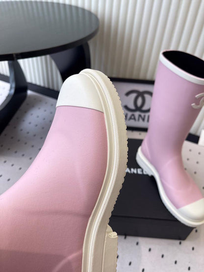 Viral Rubber Boots Pink