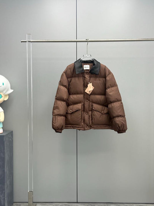 Coffee Puffer Jacket