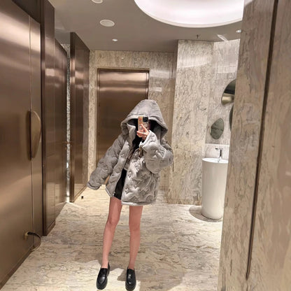 Textured Puffer Jacket