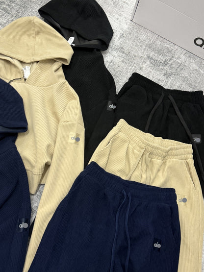 Corduroy Two-Piece Lounge Set