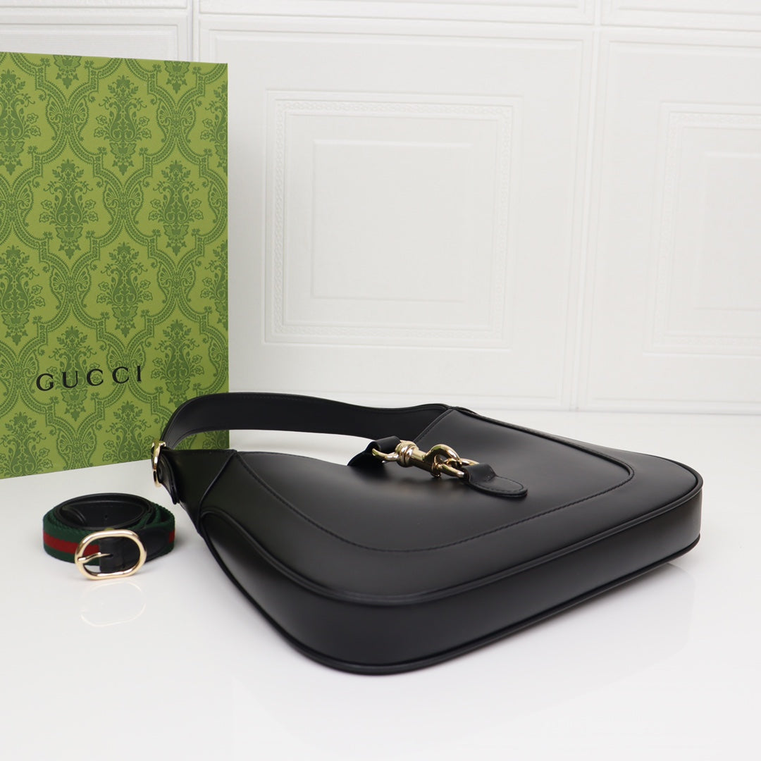 Small Shoulder Bag Black Leather