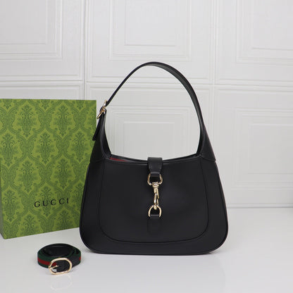 Small Shoulder Bag Black Leather