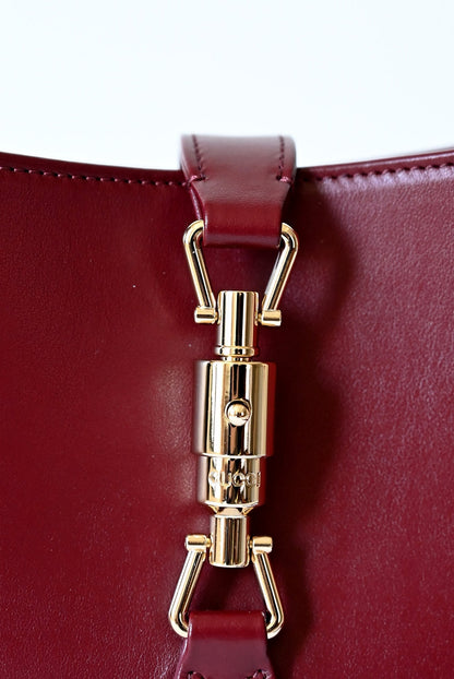 Jackie New Version Shoulder Bag Red Leather